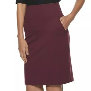 Pencil Skirt With Pockets